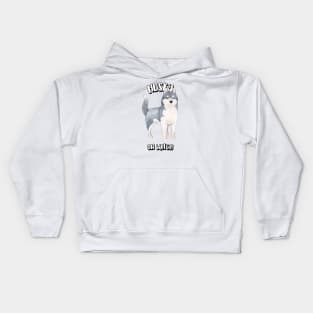 Husky On Watch Kids Hoodie